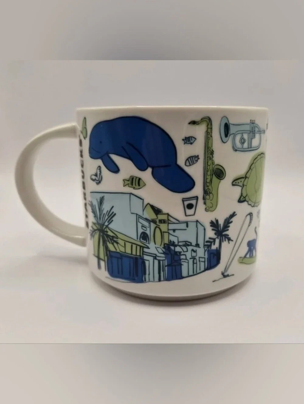 Starbucks Coffee Mug Playa del Carmen Been There Series 14 Oz